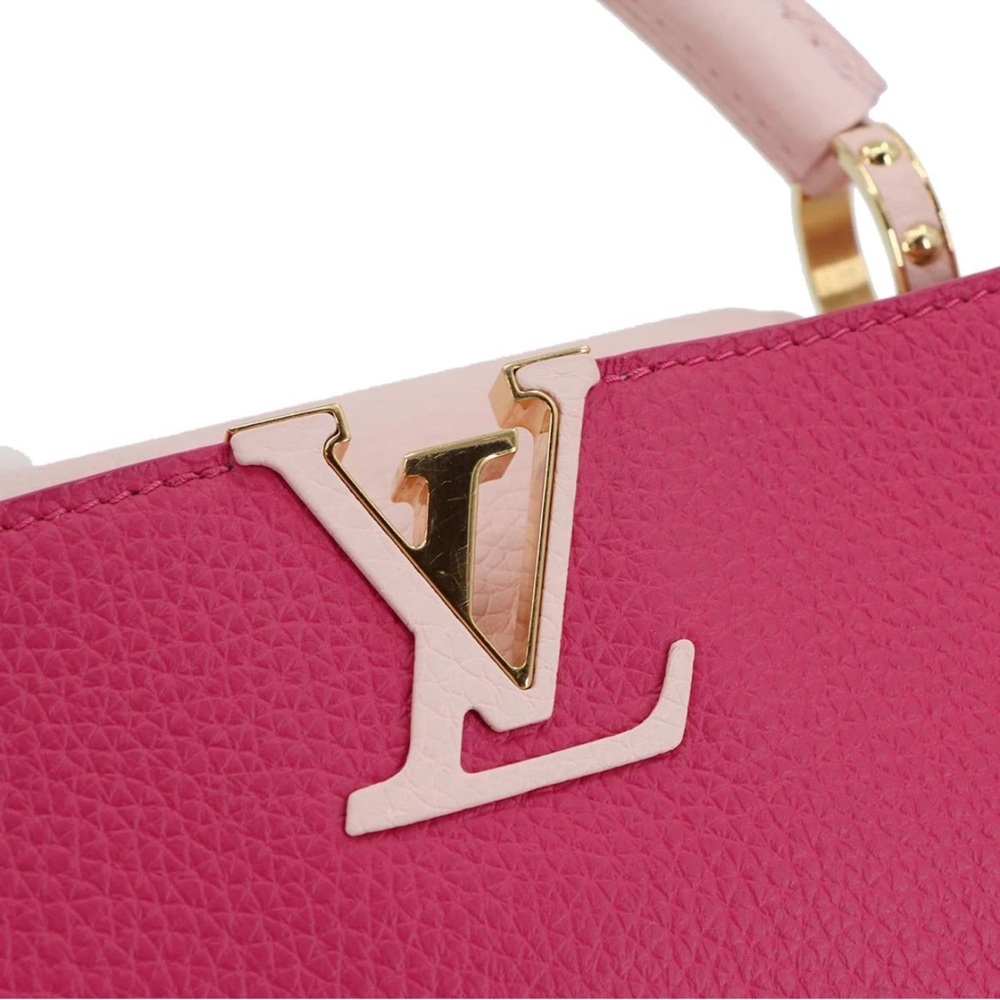 LOUIS VUITTON Capucines BB 2way Hand Shoulder Bag Taurillon Pink 90302134 - Picture 11 of 11